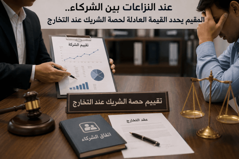 تقييم حصة الشريك عند التخارج في السعودية