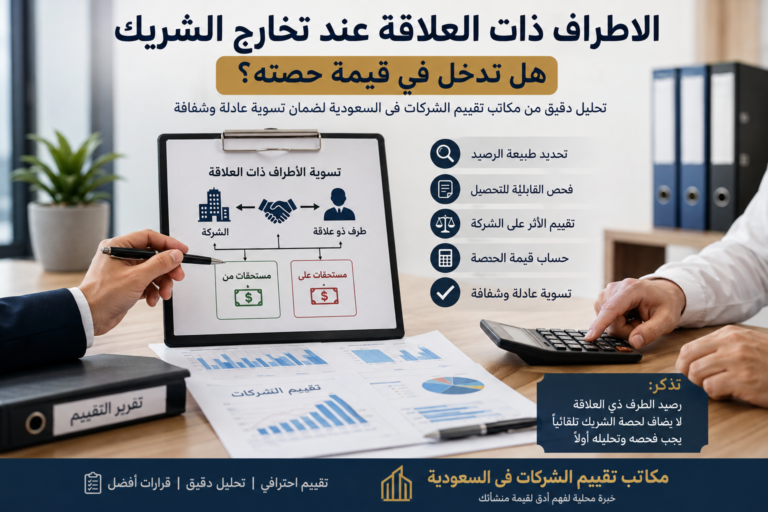 مكاتب تقييم الشركات فى السعودية
