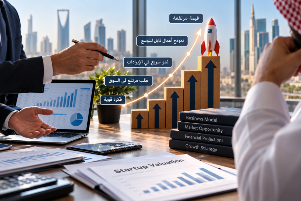 تقييم الشركات الناشئة وتحليل النمو والقيمة المستقبلية