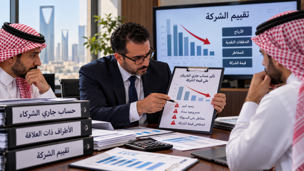 مقيم شركات معتمد وتحليل حساب جاري الشريك