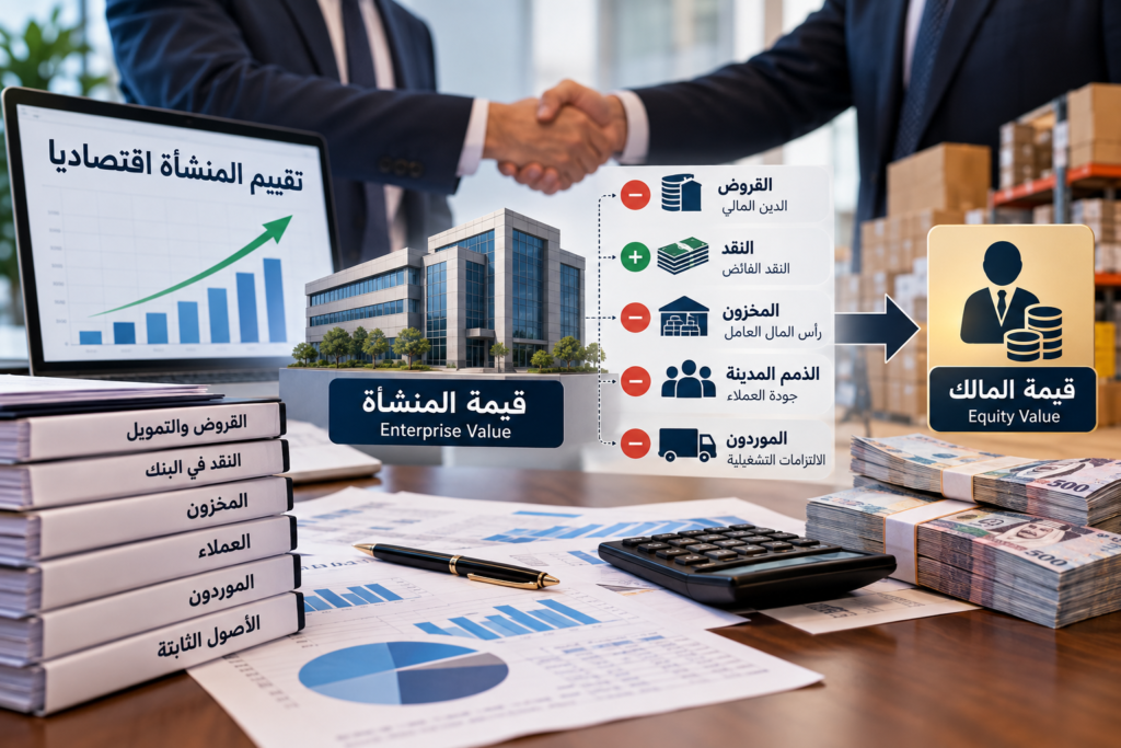 تقييم المنشاة اقتصاديا قبل البيع