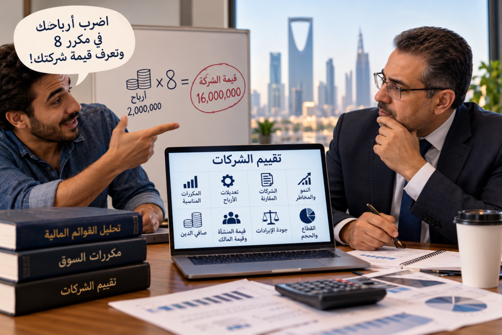 تقييم الشركات باستخدام مكررات الأرباح والقيمة الحقيقية للشركة