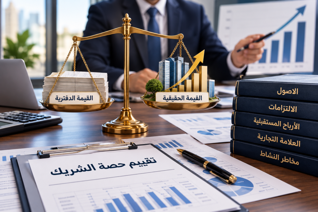 مكاتب تقييم الشركات وحصة الشريك
